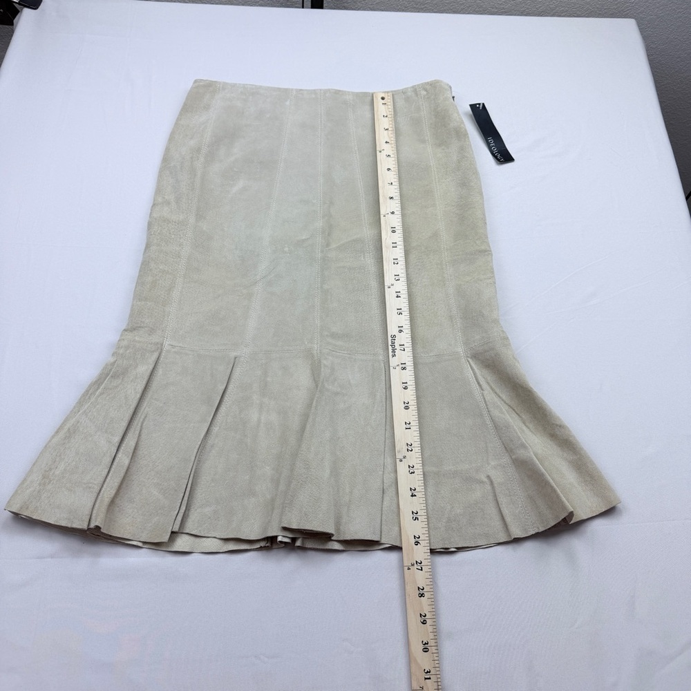 Ideology women's 100% suede leather skirt - Picture 3 of 10